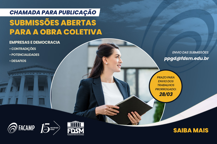 Chamada para Publicação: Obra Coletiva 