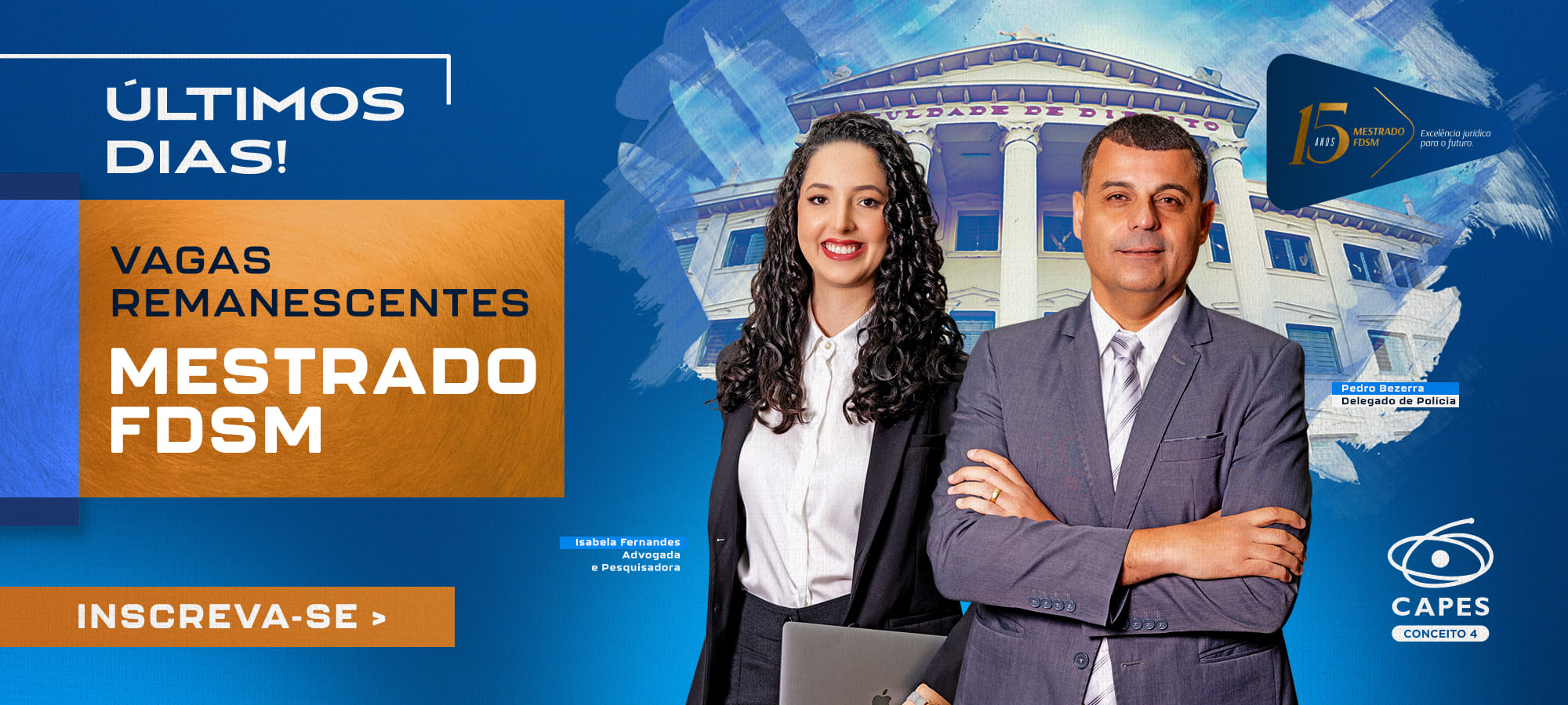 MESTRADO REMANESCENTES 2026 ÚLTIMOS DIAS