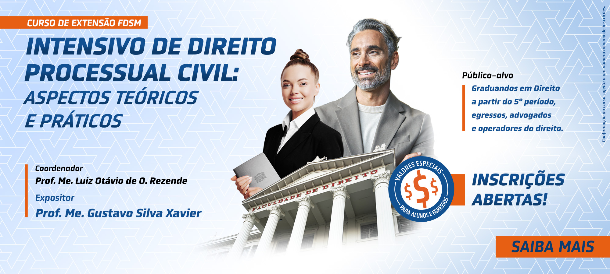 CURSO DE EXTENSÃO INTENSIVO PROCESSUAL CIVIL