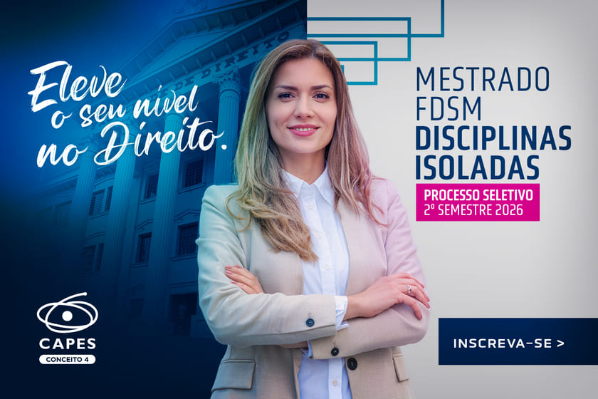 DISCIPLINAS ISOLADAS DO MESTRADO 2026.2