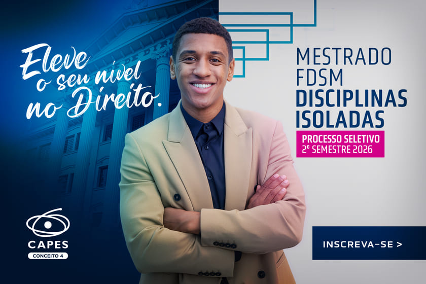 DISCIPLINAS ISOLADAS DO MESTRADO 2026.2
