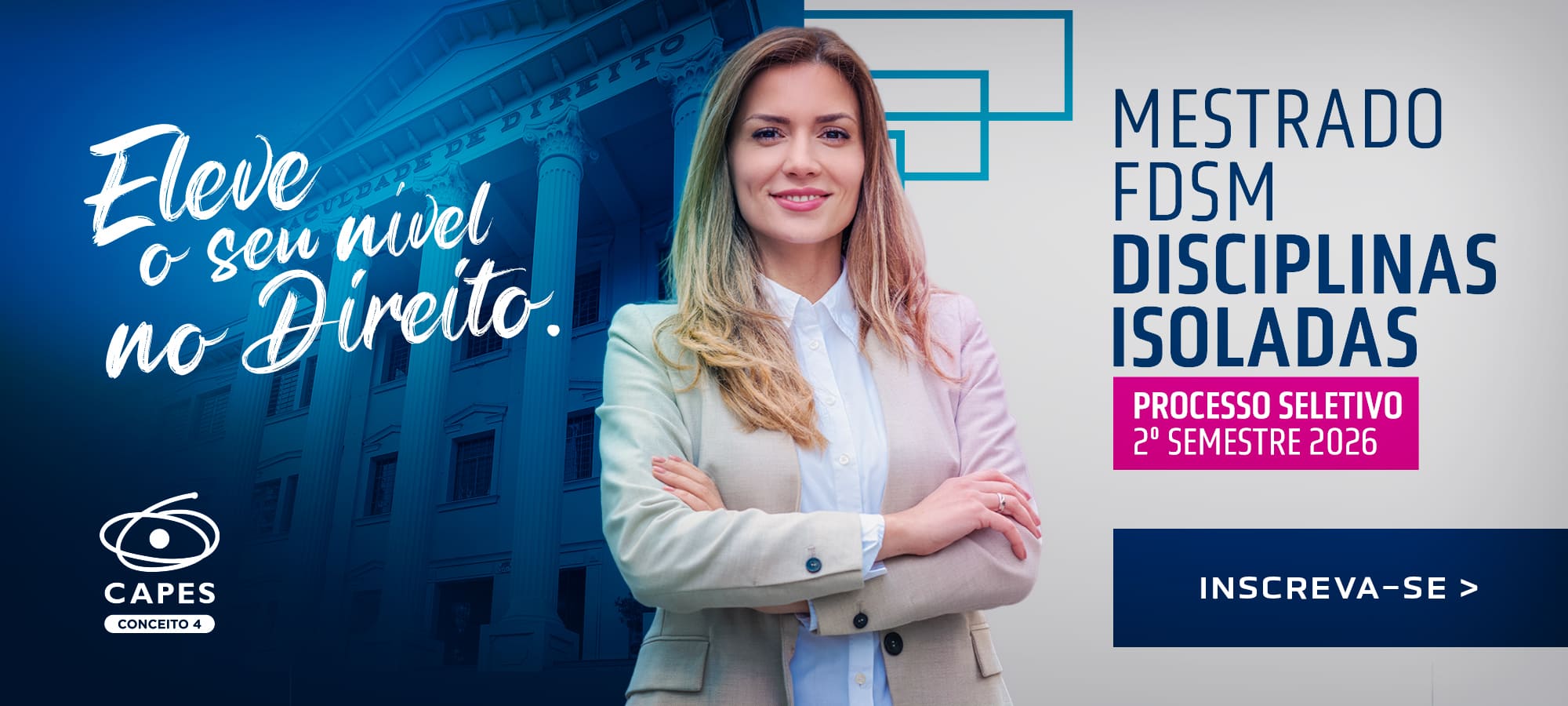 DISCIPLINAS ISOLADAS DO MESTRADO 2026.2