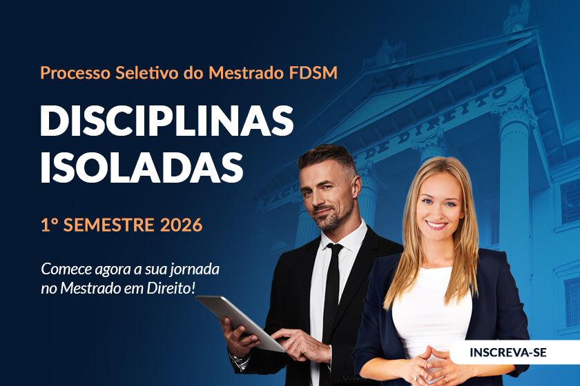 DISCIPLINAS ISOLADAS DO MESTRADO 2026