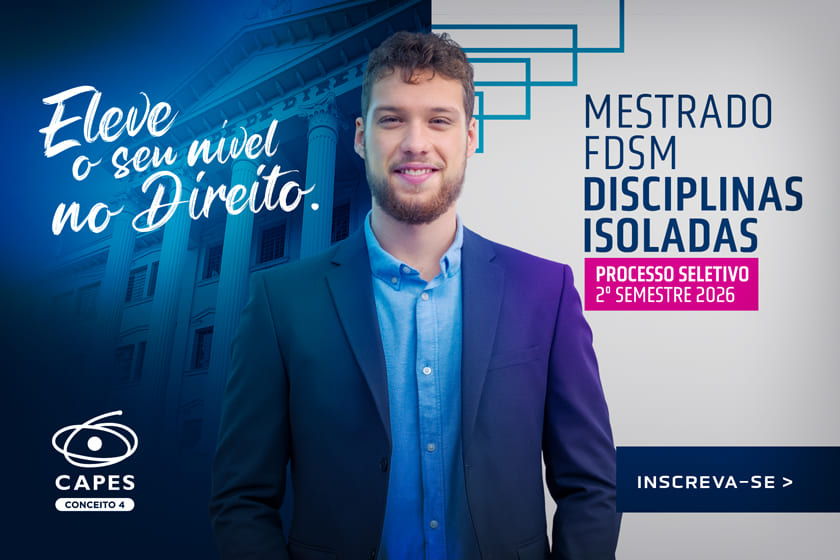 DISCIPLINAS ISOLADAS DO MESTRADO 2026.2