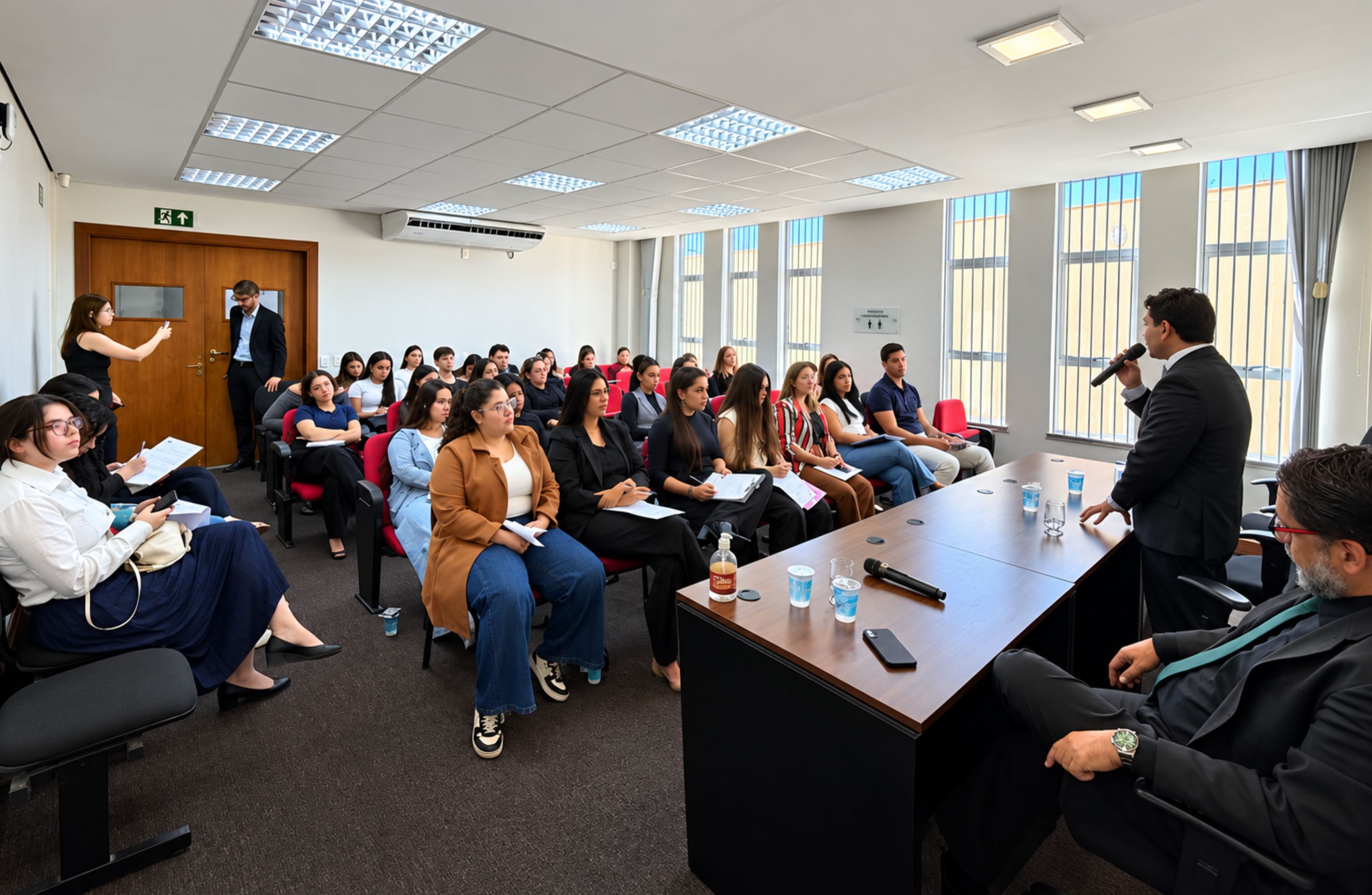 Alunos visitam Ministério Público de Minas Gerais