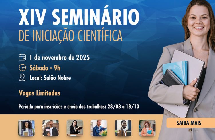 FDSM abre inscrições para o XIV Seminário de Iniciação Científica