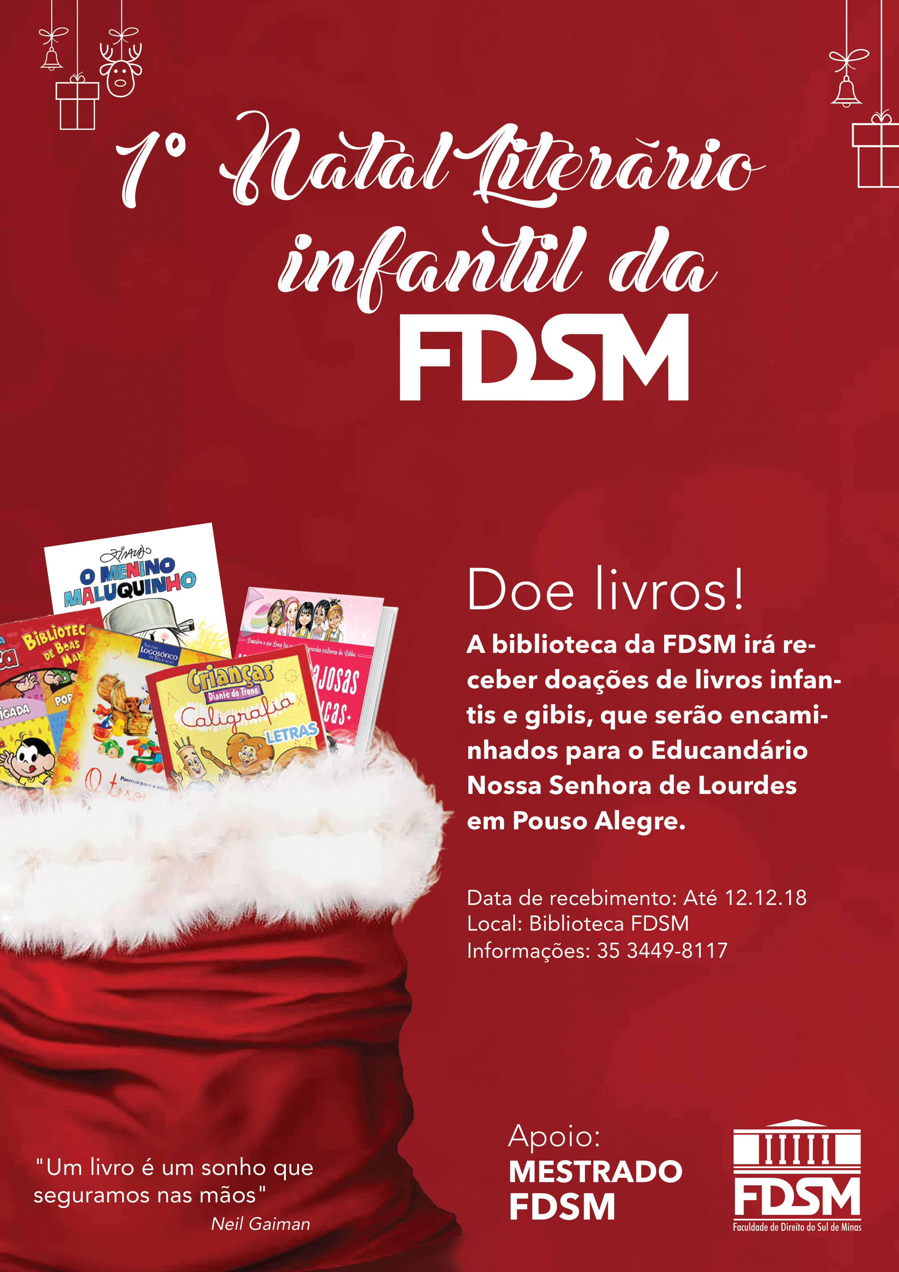 NotÃ­cia 5139 - NATAL LITERÃRIO FDSM