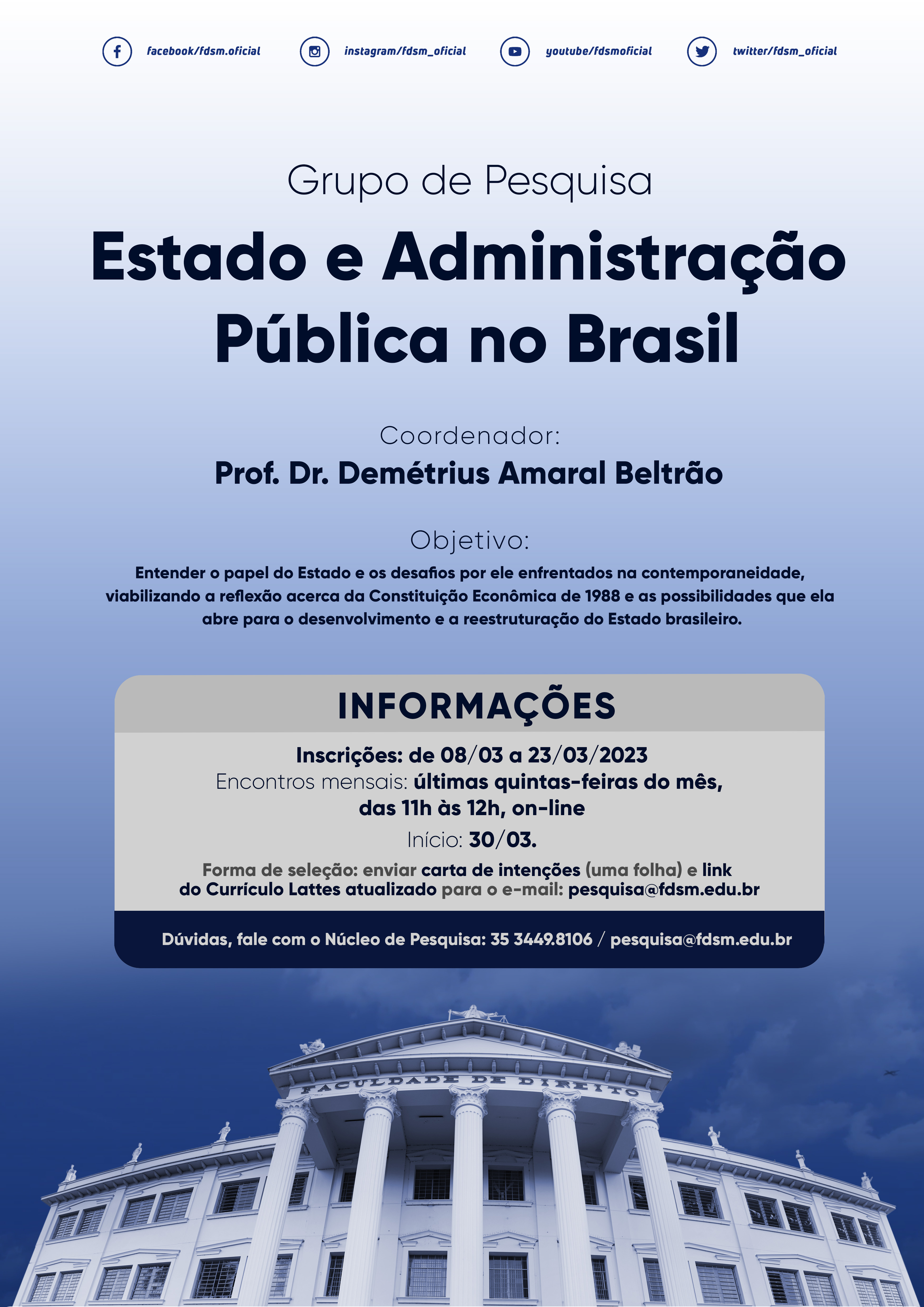 Evento 972 - GRUPO DE PESQUISA ESTADO E ADMINISTRAÃÃO PÃBLICA NO BRASIL