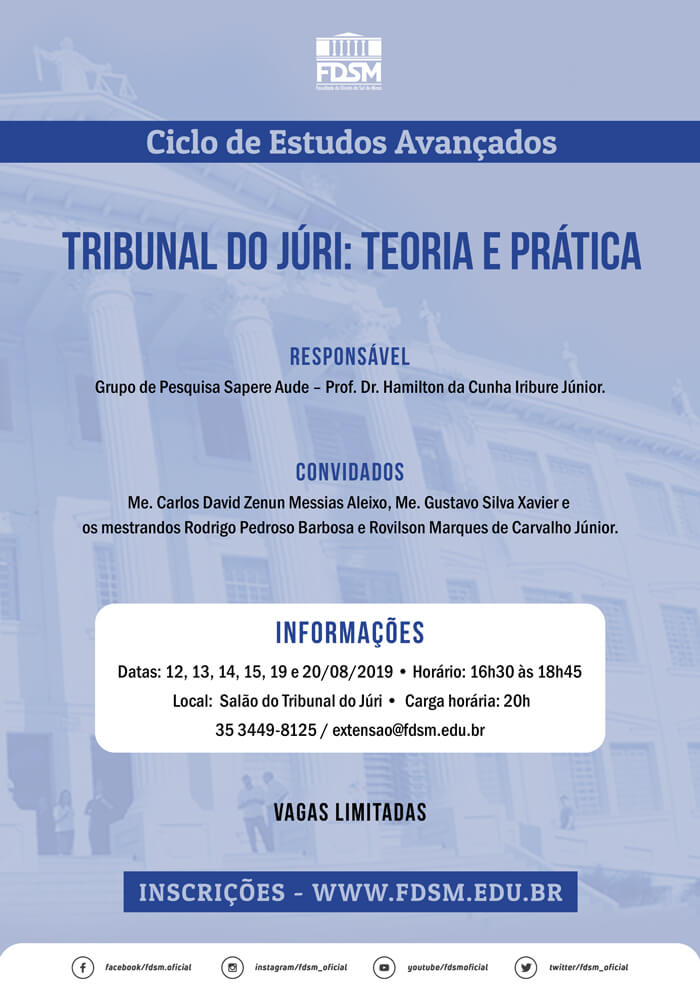 Evento 506 - CICLO DE ESTUDOS AVANÇADOS