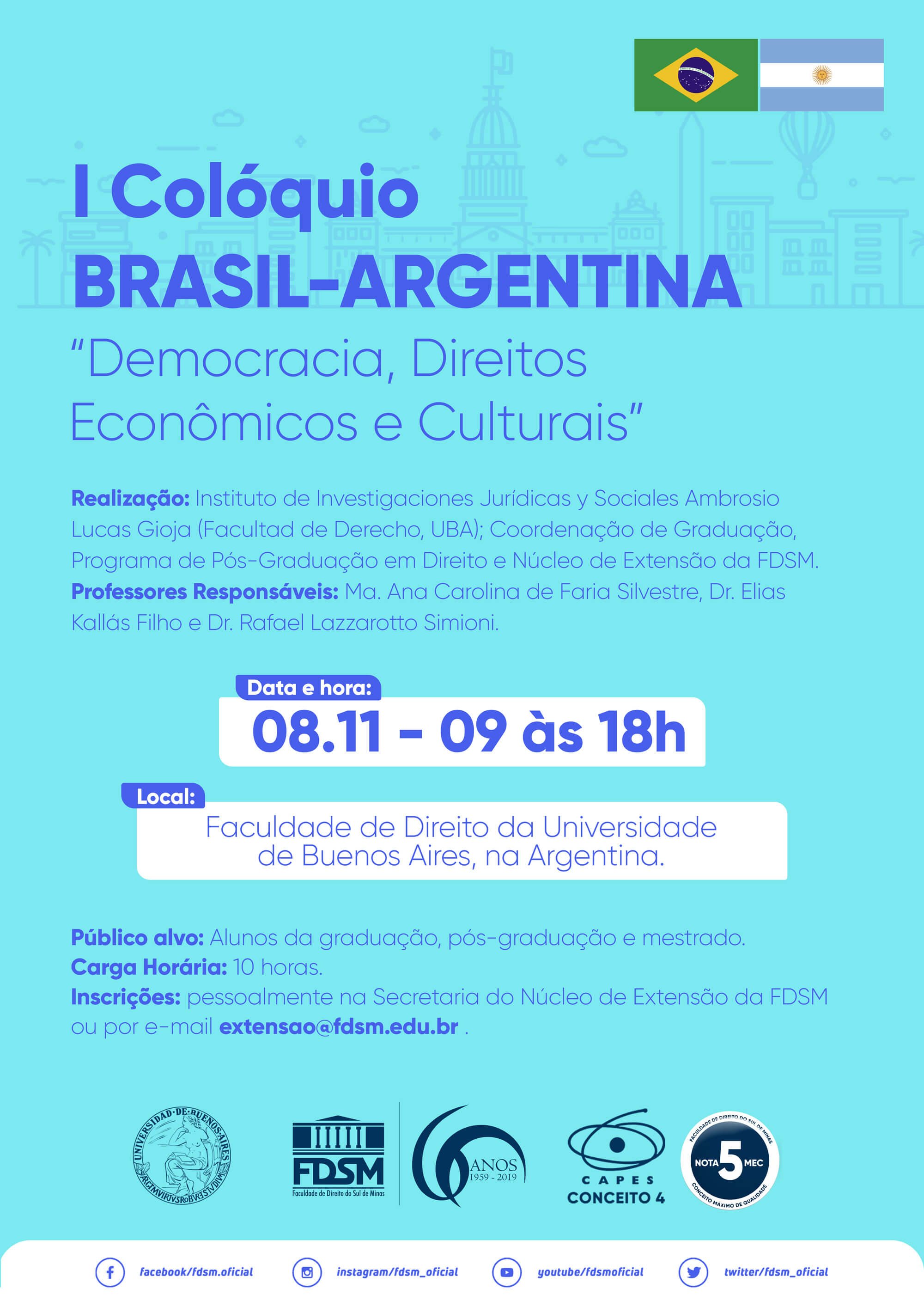 Evento 525 - I COLÓQUIO BRASIL-ARGENTINA